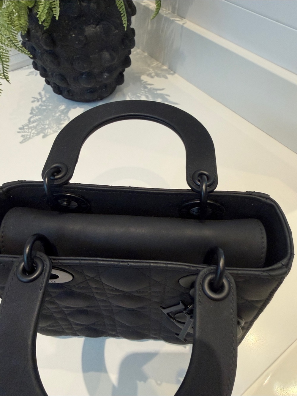 Dior Lady Ultra matte calfskin small ABC bag. - Picture 6 of 7